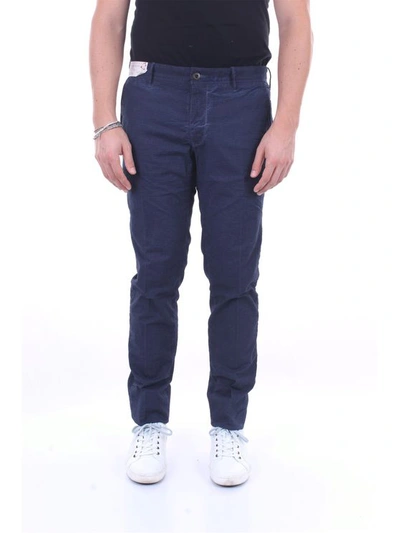 Incotex Blue And Black Trousers