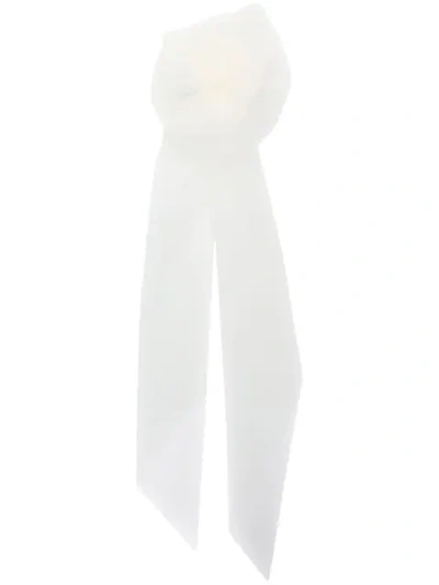 Marc Jacobs Oversized Neck Flower - White