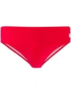 Mc2 Saint Barth Pantone Swimming Trunks In Red