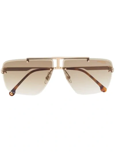 Carrera Aviator-style Sunglasses In Gold