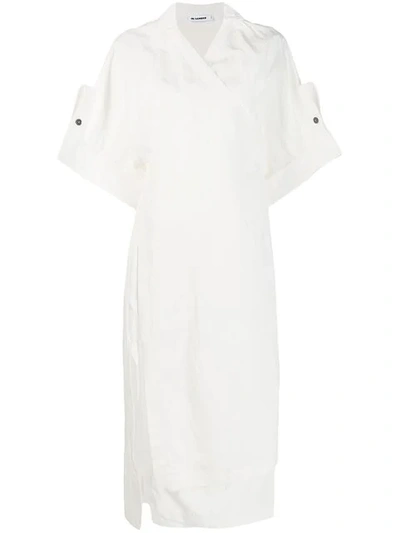 Jil Sander 'galatea' Kleid - Weiss In White