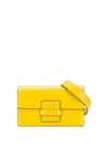 Etro Logo Embossed Belt Bag In Yellow