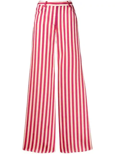 Alexis Rasha Striped Trousers In Pink
