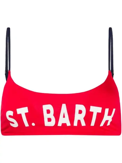 Mc2 Saint Barth 'judy' Bikinioberteil Mit Print - Rot In Red
