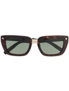 Dsquared2 Square Frame Sunglasses In Brown