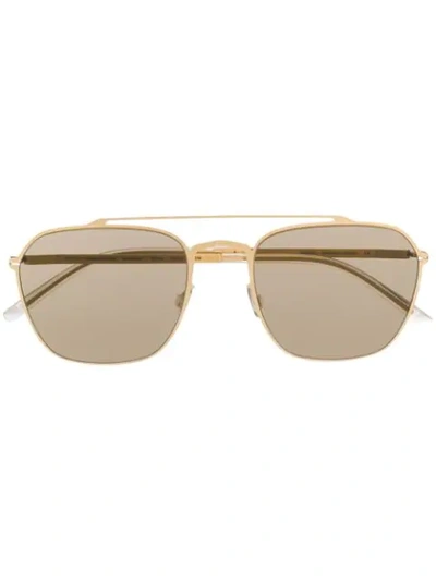 Mykita X Maison Margiela Craft 006 Sunglasses In Gold