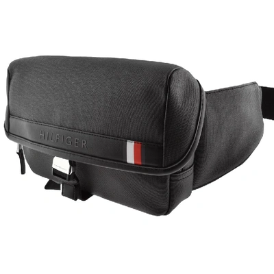 Tommy Hilfiger Coated Canvas Crossbody Bag Black