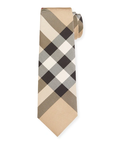 Burberry Blade 7cm Exploded Check Tie In Beige