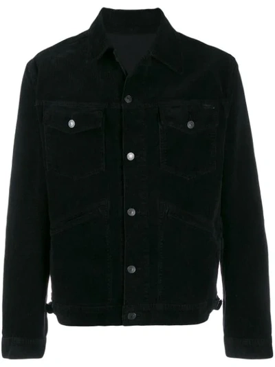 Tom Ford Men's Iconic Corduroy Denim Jacket In K09 Black