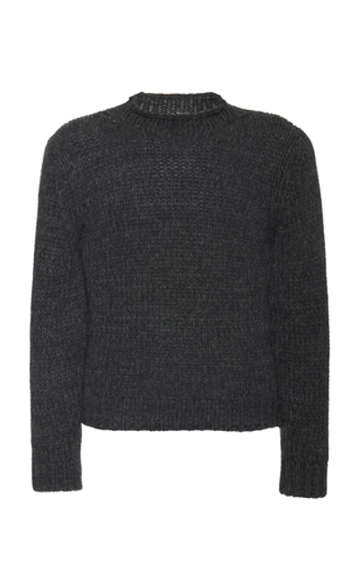 Ralph Lauren Mouline Cashmere Sweater In Grey