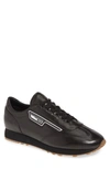 Prada Men's Nappa Sport Leather Runner Sneaker In Nero