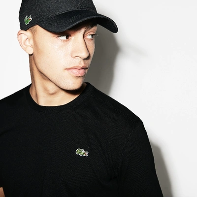 Lacoste Men's Ultra Dry Cotton Sport T-shirt - L - 5 In Black