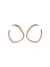 Monica Vinader Womens Rose Gold Nura Reef Wrap 18ct Rose-gold Vermeil Earrings