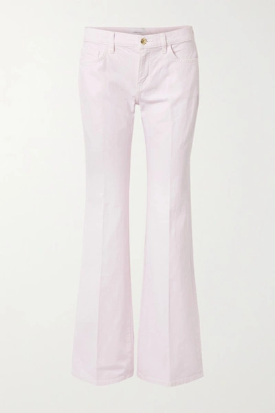 Current Elliott Current/elliott The Wray Wide-leg Jeans In Orchid In Pastel Pink