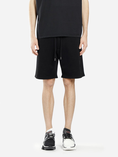 Givenchy Logo-patch Cotton Shorts In Black