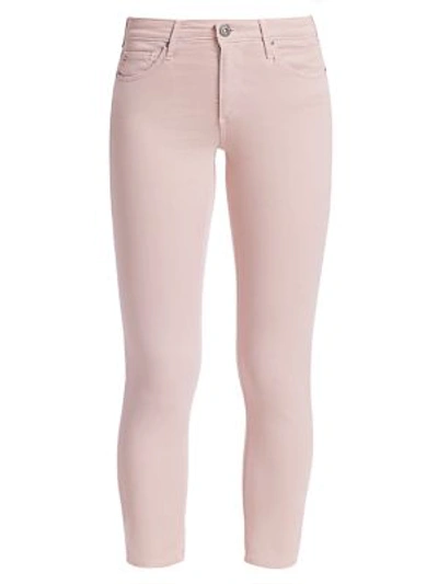 Ag Prima Crop Skinny Jeans In Peaked Pink - 100% Exclusive In Hi-white Bittersweet