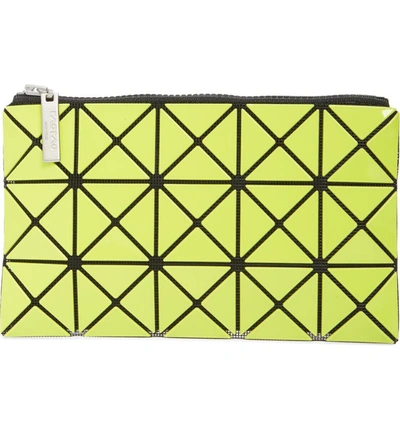 Bao Bao Issey Miyake Prism Flat Pouch In Yellow