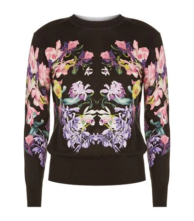 Ted Baker Lost Gardens Knitted Sweater In Black | ModeSens