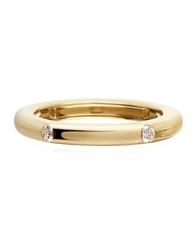 Adolfo Courrier Never Ending 18k Gold Diamond Ring