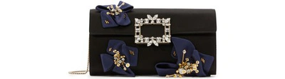 Roger Vivier Pouche With A Brooch In Black