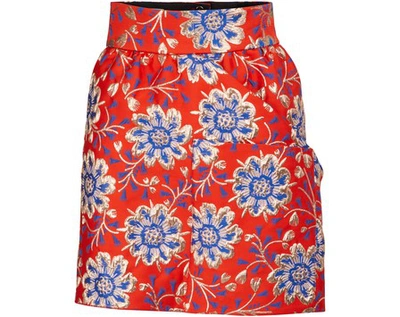 Maison Rabih Kayrouz Shirt Skirt In Red