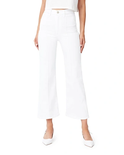 3x1 Nicolette High-rise Ankle Flared Jeans In Aspro