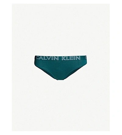 Calvin Klein Ultimate Stretch-cotton Bikini Briefs In Zay Antithesis