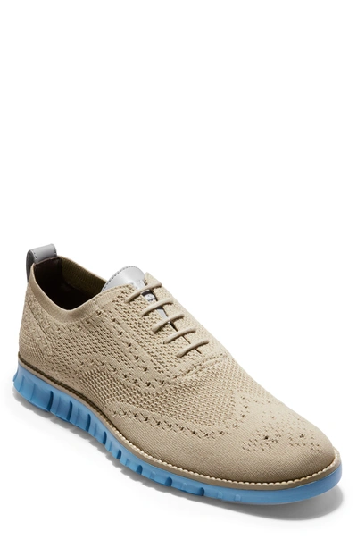 Cole Haan Men's Zerogrand Stitchlite Oxfords Men's Shoes In Hawthorn/ Pacific