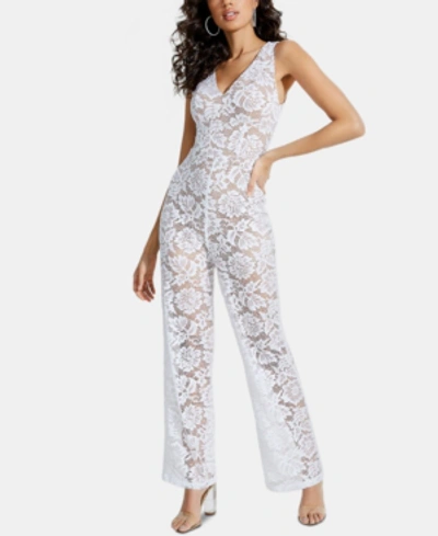 Guess jumpsuit white cheap