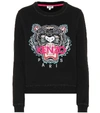 Kenzo Embroidered Classic Cotton Sweatshirt In Black And Other