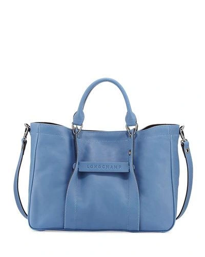 Longchamp 3d Medium Tote Bag Blue Mist ModeSens