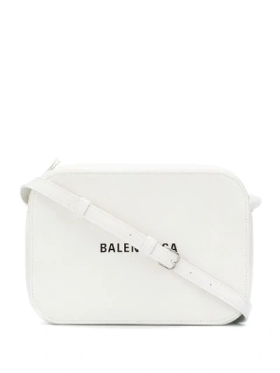 White balenciaga best sale camera bag