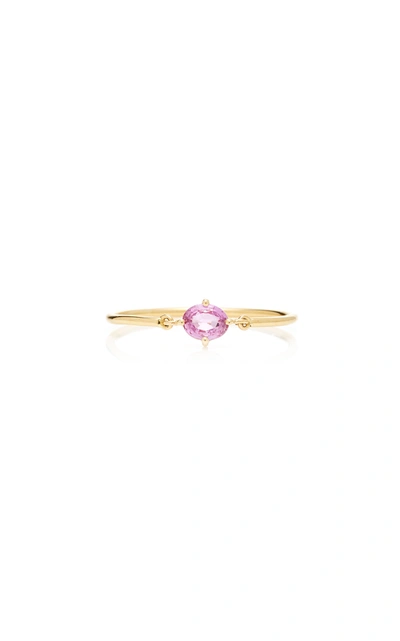 Yi Collection 18k Gold Sapphire Ring In Pink