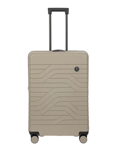 Bric's B/y Ulisse 28" Expandable Spinner Luggage In Dove Grey