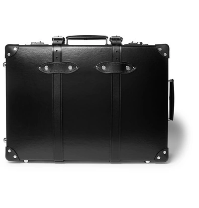 Globe-trotter 21" Leather-trimmed Suitcase In Black | ModeSens