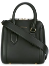 Alexander Mcqueen Medium Heroine Leather Satchel - Black