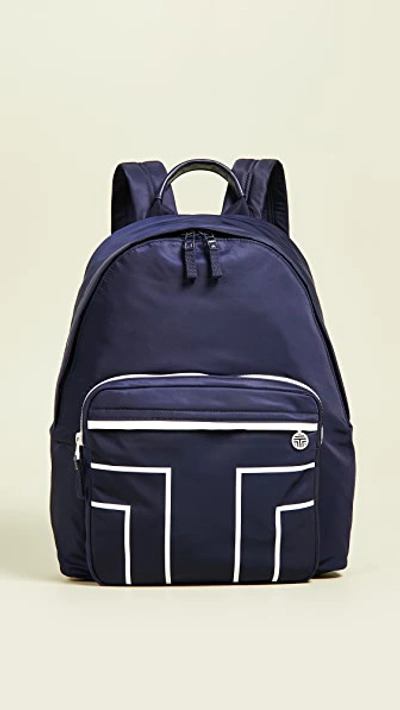 Tory Sport Nylon Graphic-t Backpack In Tory Navy