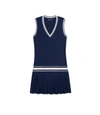 Tory Sport Tory Burch V-neck Tennis Dress In Tory Navy