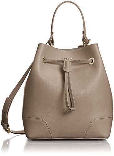 Furla Stacy Small Drawstring Top-handle Bag In Taupe | ModeSens