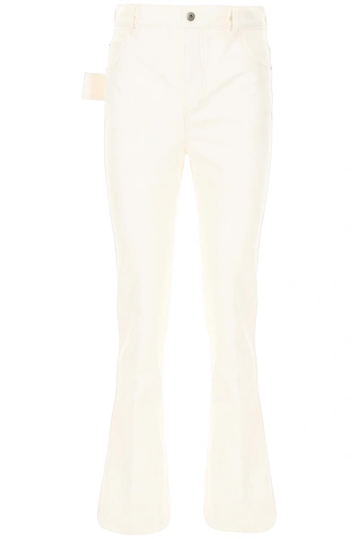 Bottega Veneta Flared Jeans In White