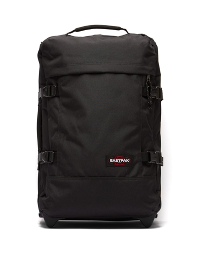 Eastpak Transverz Small Canvas Suitcase In Black