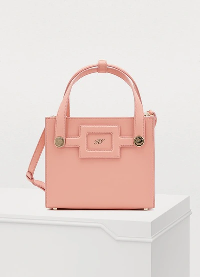 Roger Vivier Viv Sellier Small Handbag In Rose