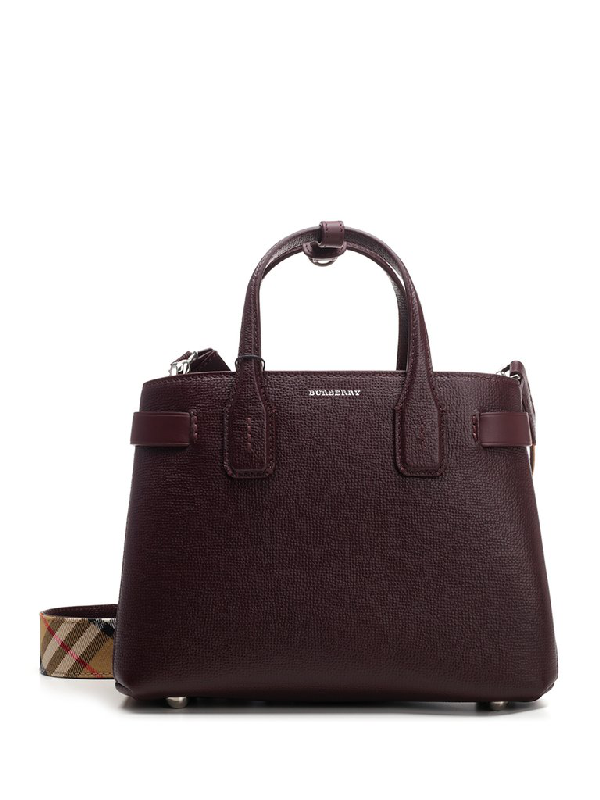 Burberry Banner Tote Bag In Brown Modesens