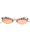 Fendi Defender Cat Eye Sunglasses In Orange