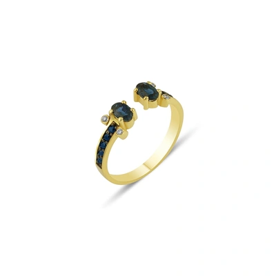 Gfg Jewellery Seraphina Sapphire Angel Ring