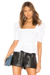 Amanda Uprichard Marisol Ruffled Smocked Top - 100% Exclusive In White