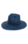 Brixton Joanna Straw Hat - Blue In Washed Navy