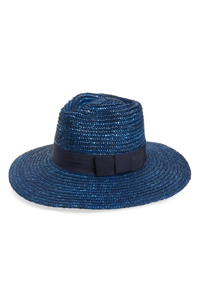 Brixton Joanna Straw Hat - Blue In Washed Navy