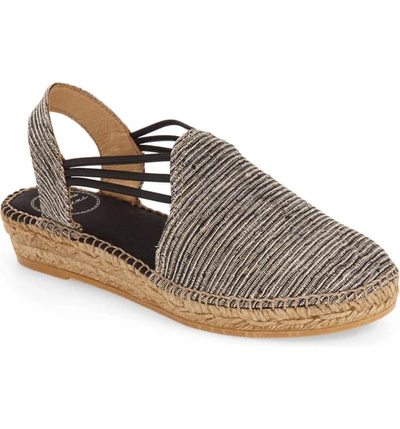 Toni Pons 'noa' Espadrille Sandal In Black Fabric