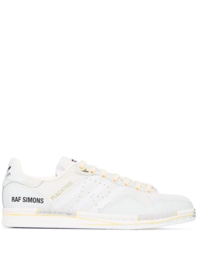 Adidas Originals Stan Smith Printed Sneakers In White